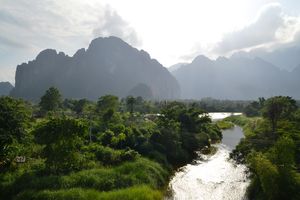 Laos - Vang Vieng - Karst gebergte